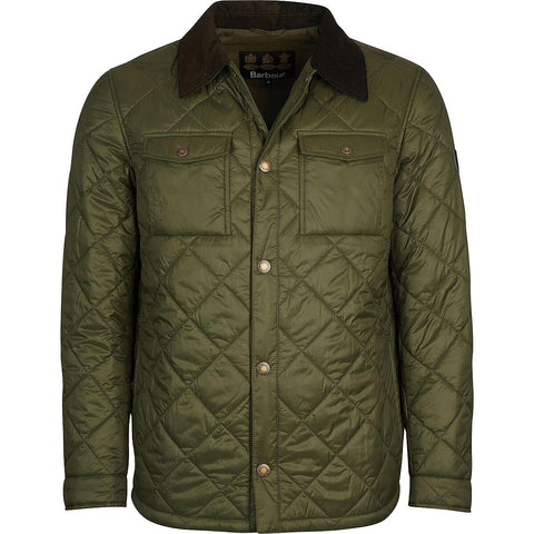 Barbour Quilted Shirt Jacket - Olive