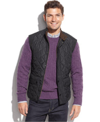 Barbour Lowerdale Quilted Vest-  Navy